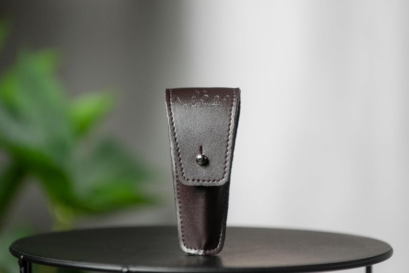 Artone Trumpet MOUTHPIECE POUCH. Single holder for trumpet mouthpieces, crafted from Faux leather case. Protective mouthpiece bag Secure storage. Gift for trumpeter. Trumpet accessories (Brown, Pouch Single) - Image 5